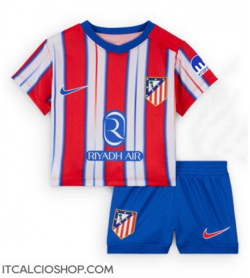 Atletico Madrid Prima Maglia Bambino 2024-25 Manica Corta (+ Pantaloni corti)